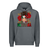 Rock Mexicana Latina messy bun Premium Hoodie - RanaPortraitStore