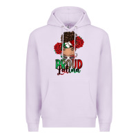 Lilac Proud Latina messy bun Premium Hoodie - RanaPortraitStore