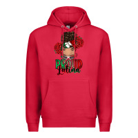 Cardinal Proud Latina messy bun Premium Hoodie - RanaPortraitStore