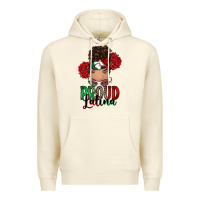 Sandshell Proud Latina messy bun Premium Hoodie - RanaPortraitStore