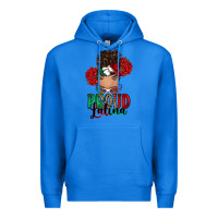 True Royal Proud Latina messy bun Premium Hoodie - RanaPortraitStore