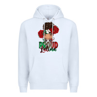 White Proud Latina messy bun Premium Hoodie - RanaPortraitStore