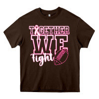 Chocolate Brown Together WE Fight Heavy Core Tee - CowhideDigitalArt