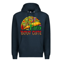 Navy Taco 'bout cute Premium Hoodie - RanaPortraitStore
