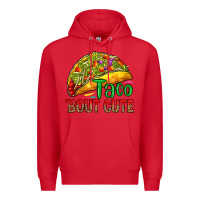 Red Taco 'bout cute Premium Hoodie - RanaPortraitStore