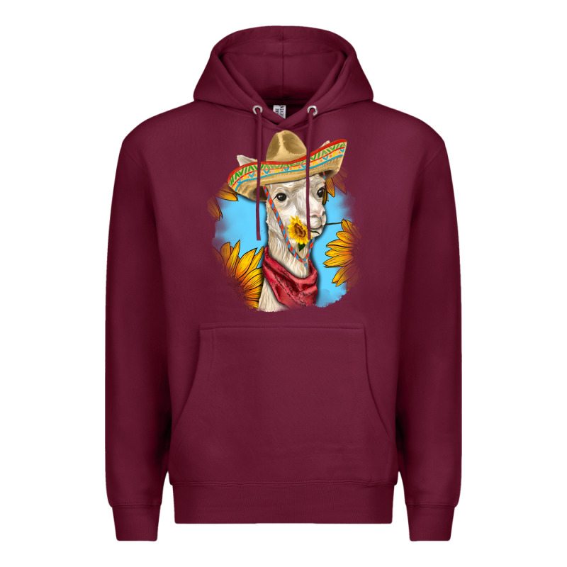 Sombrero Llama Premium Hoodie by RanaPortraitStore | Teevron