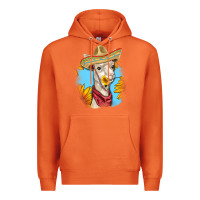Carrot Sombrero Llama Premium Hoodie - RanaPortraitStore