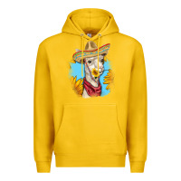 Lemon Sombrero Llama Premium Hoodie - RanaPortraitStore