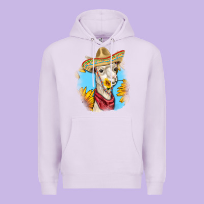 Premium Hoodie Sombrero Llama