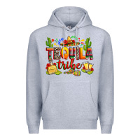 Heather Grey tequila tribe Premium Hoodie - RanaPortraitStore