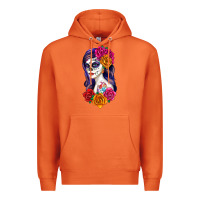 Carrot sugar skull girl Premium Hoodie - RanaPortraitStore