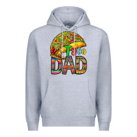 Heather Grey taco dad Premium Hoodie - RanaPortraitStore