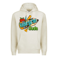 Oatmeal Heather kindergarten grade dude Premium Hoodie - RanaPortraitStore