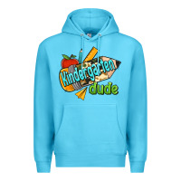 Ocean Blue kindergarten grade dude Premium Hoodie - RanaPortraitStore