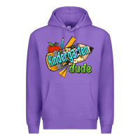 Purple kindergarten grade dude Premium Hoodie - RanaPortraitStore