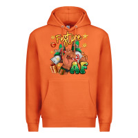 Carrot festive af christmas black man sneakers Premium Hoodie - RanaPortraitStore