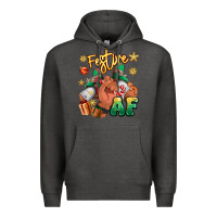 Charcoal Heather festive af christmas black man sneakers Premium Hoodie - RanaPortraitStore