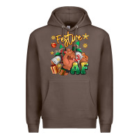 Coffee festive af christmas black man sneakers Premium Hoodie - RanaPortraitStore