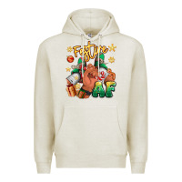Oatmeal Heather festive af christmas black man sneakers Premium Hoodie - RanaPortraitStore