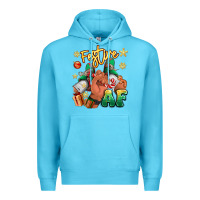 Ocean Blue festive af christmas black man sneakers Premium Hoodie - RanaPortraitStore