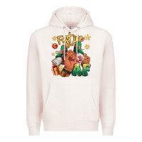 Pale Pink festive af christmas black man sneakers Premium Hoodie - RanaPortraitStore