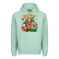 Seafoam festive af christmas black man sneakers Premium Hoodie - RanaPortraitStore