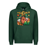 Sports Green festive af christmas black man sneakers Premium Hoodie - RanaPortraitStore