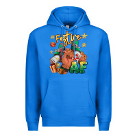 True Royal festive af christmas black man sneakers Premium Hoodie - RanaPortraitStore