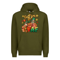 Army Green festive af christmas black kid sneakers Premium Hoodie - RanaPortraitStore
