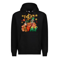 Black festive af christmas black kid sneakers Premium Hoodie - RanaPortraitStore