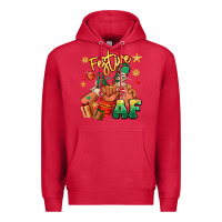 Cardinal festive af christmas black kid sneakers Premium Hoodie - RanaPortraitStore
