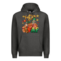Charcoal Heather festive af christmas black kid sneakers Premium Hoodie - RanaPortraitStore