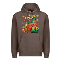 Coffee festive af christmas black kid sneakers Premium Hoodie - RanaPortraitStore