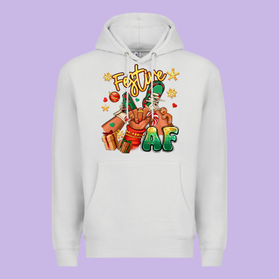 Premium Hoodie festive af christmas black kid sneakers