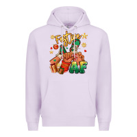 Lilac festive af christmas black kid sneakers Premium Hoodie - RanaPortraitStore