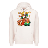 Pale Pink festive af christmas black kid sneakers Premium Hoodie - RanaPortraitStore
