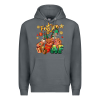 Rock festive af christmas black kid sneakers Premium Hoodie - RanaPortraitStore