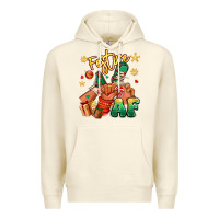 Sandshell festive af christmas black kid sneakers Premium Hoodie - RanaPortraitStore