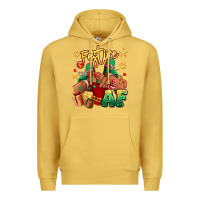 Antique Gold festive af christmas black girl children sneakers Premium Hoodie - RanaPortraitStore