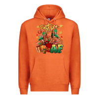 Carrot festive af christmas black girl children sneakers Premium Hoodie - RanaPortraitStore