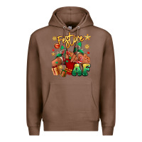 Chestnut festive af christmas black girl children sneakers Premium Hoodie - RanaPortraitStore