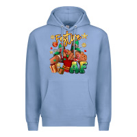 Colony Blue festive af christmas black girl children sneakers Premium Hoodie - RanaPortraitStore