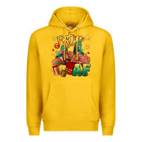 Lemon festive af christmas black girl children sneakers Premium Hoodie - RanaPortraitStore
