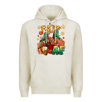Oatmeal Heather festive af christmas black girl children sneakers Premium Hoodie - RanaPortraitStore