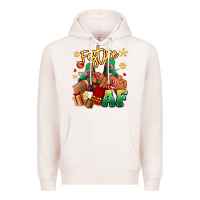 Pale Pink festive af christmas black girl children sneakers Premium Hoodie - RanaPortraitStore