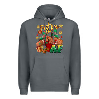 Rock festive af christmas black girl children sneakers Premium Hoodie - RanaPortraitStore