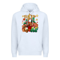 White festive af christmas black girl children sneakers Premium Hoodie - RanaPortraitStore
