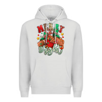 Dove Grey merry and bright black kid sneakers Premium Hoodie - RanaPortraitStore