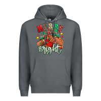 Rock merry and bright black kid sneakers Premium Hoodie - RanaPortraitStore