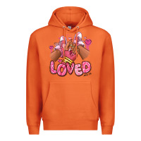 Carrot loved valentine's day afro girl sneakers Premium Hoodie - RanaPortraitStore